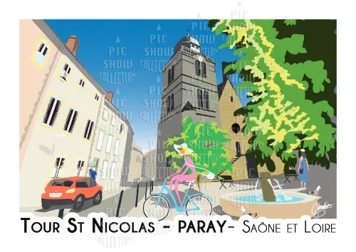 Tour Saint-Nicolas, Paray-le-Monial, Saône-et-Loire