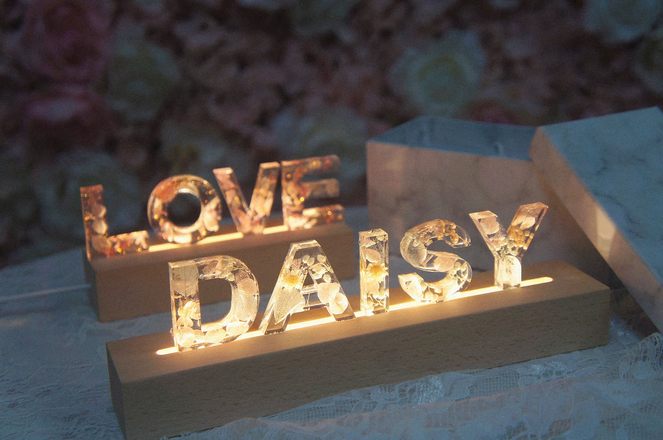 浪漫字母小夜燈工作坊