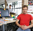 Designer em estúdio