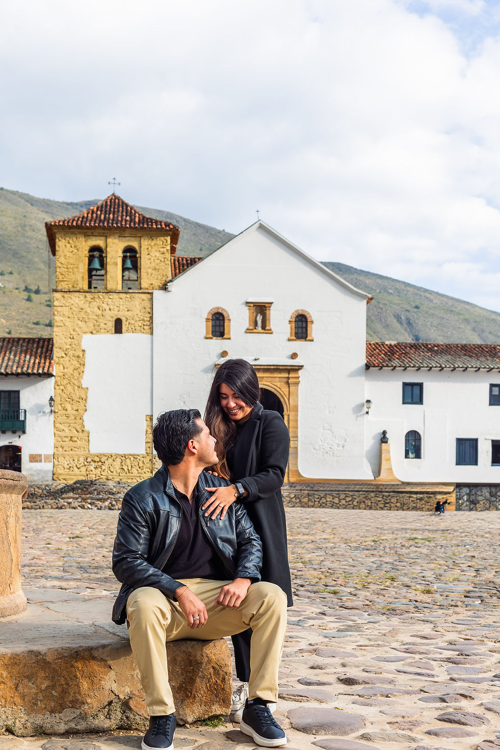 pedida de mano en la plaza de villa de leyva