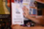 Step Bros. flyer on a bulletin board by a virtual brand design agency.