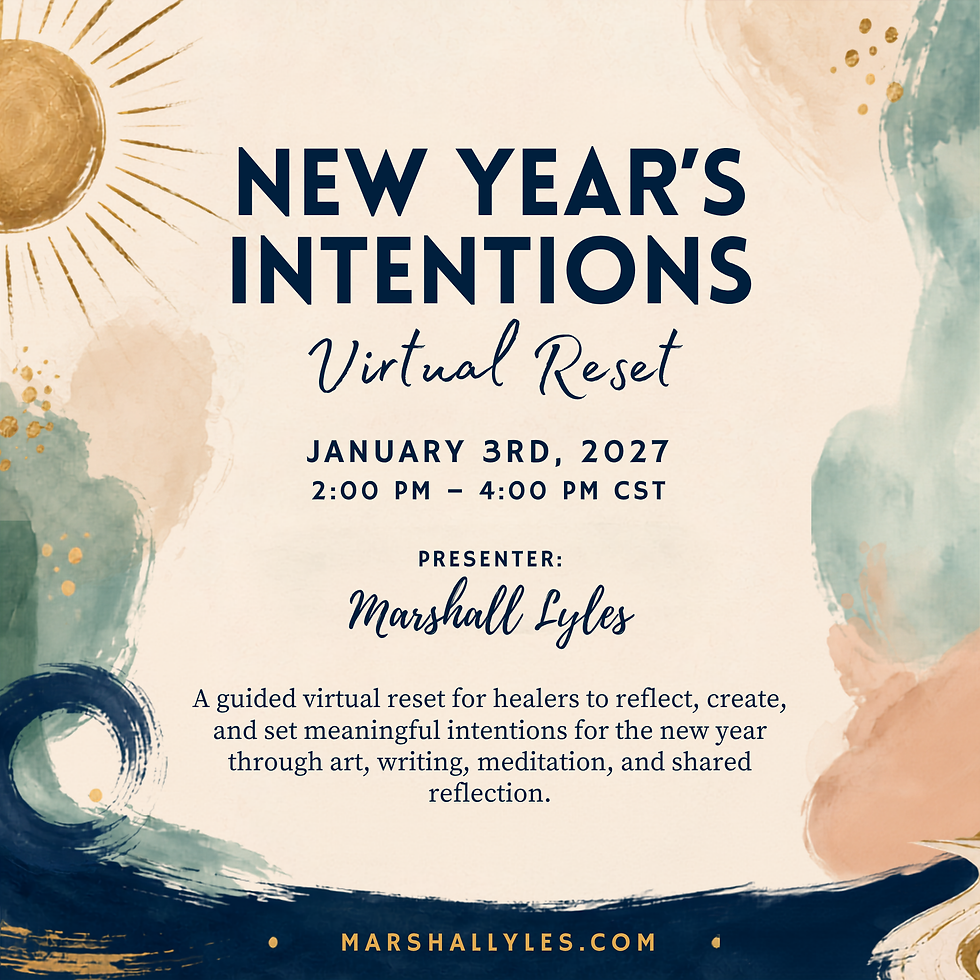 New Year’s Intentions Virtual Reset