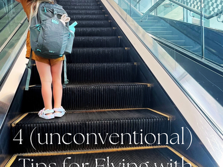 4 (unconventional) Tips for Flying with Toddlers