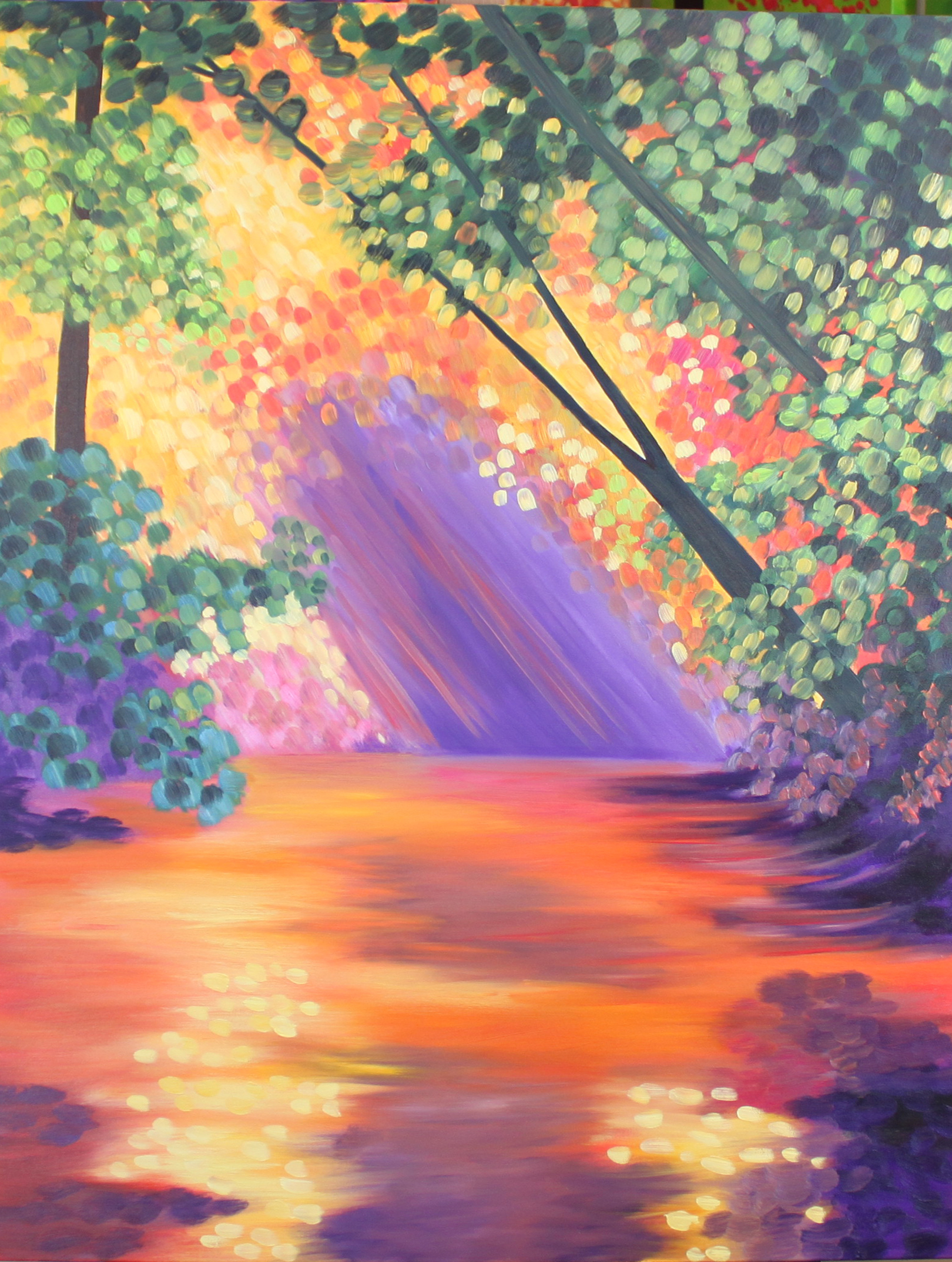 Magical creek Oil _30W x 40L_WB