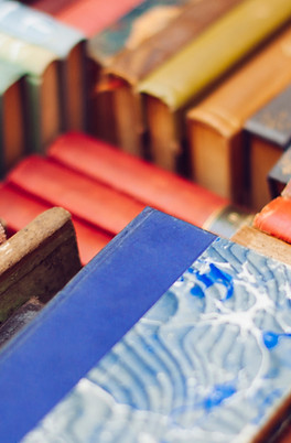 Colourful Pile of Old Books