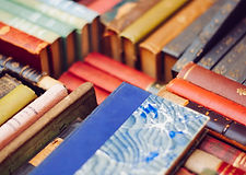 Colourful Pile of Old Books