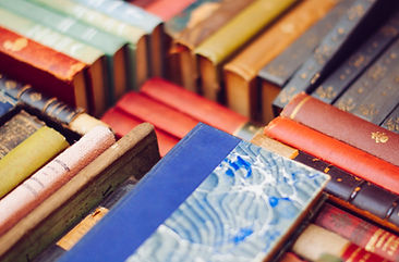 Colourful Pile of Old Books