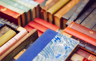 Colourful Pile of Old Books