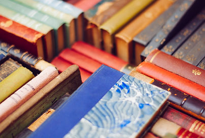 Colourful Pile of Old Books