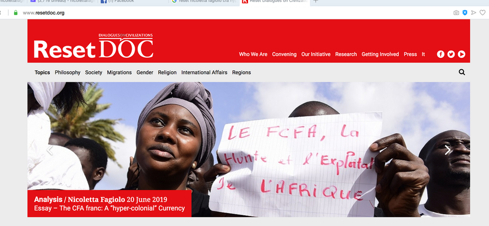 The CFA franc: A “hyper-colonial” Currency