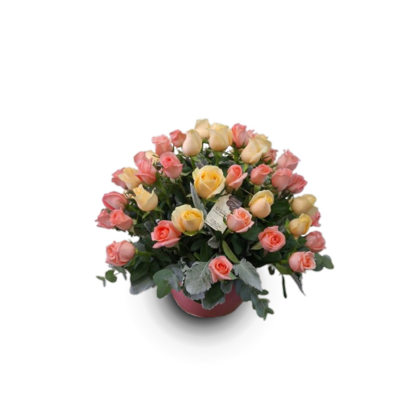 Floral de rosas tierno amor