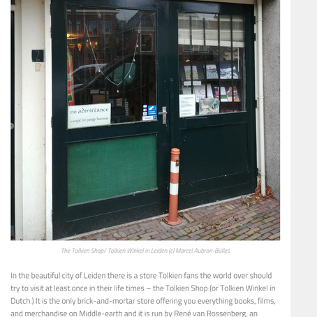 Tolkien shop in Leiden