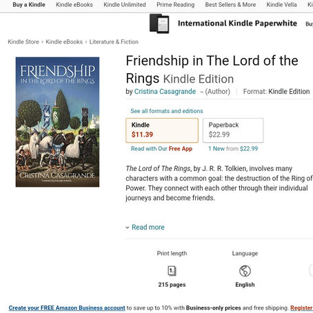 Book on friendship in LOTR