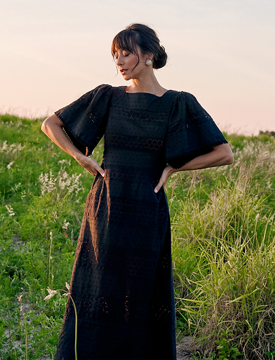 tea dress with lace free people Free People Juno Mini Dress main image 0