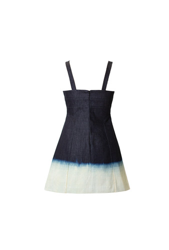 dip dye denim dress Girls Amalfi Dip Dye Dress - Ocean