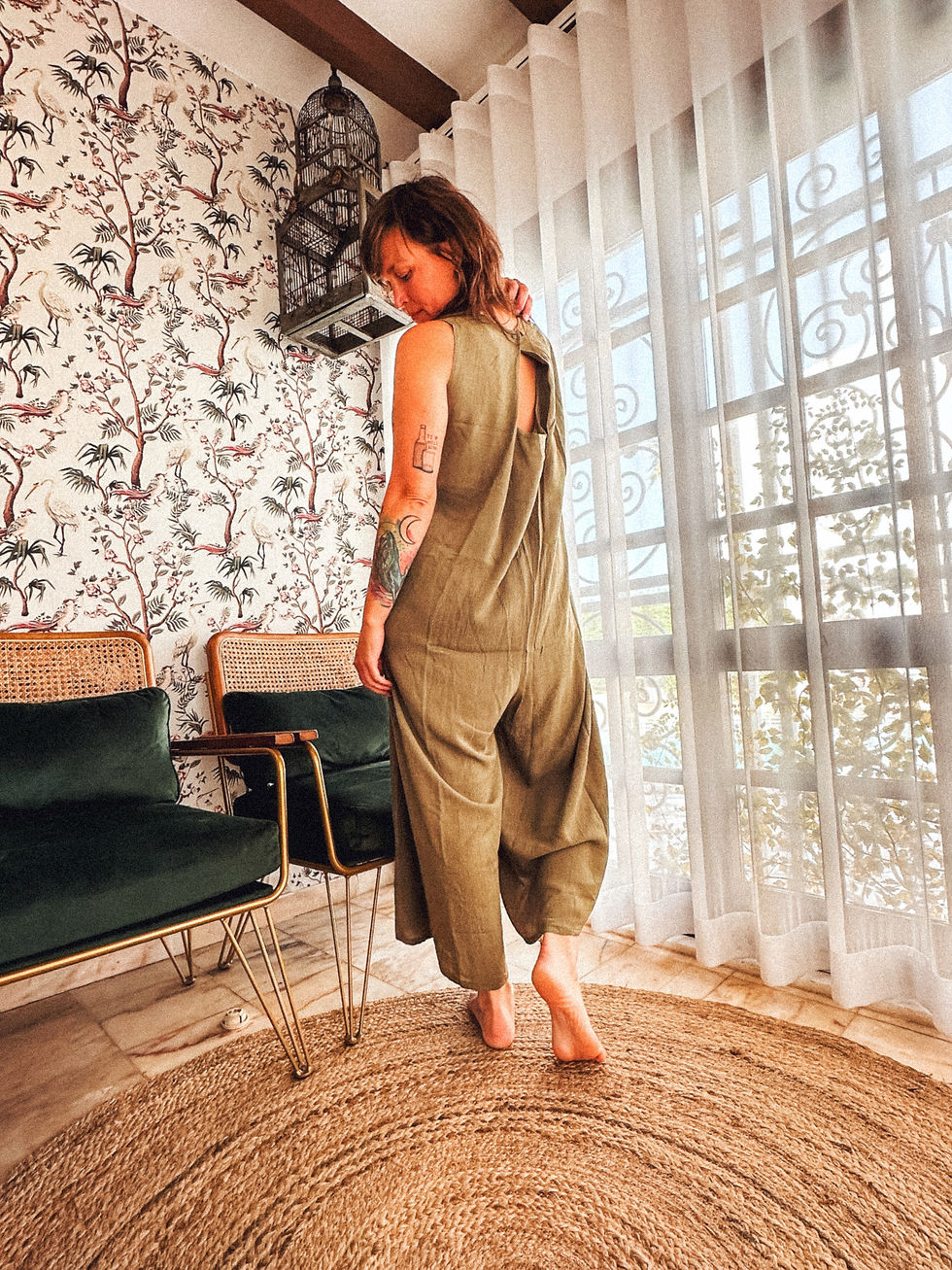Thumbnail: OVERAL MIKO OLIVE GREEN