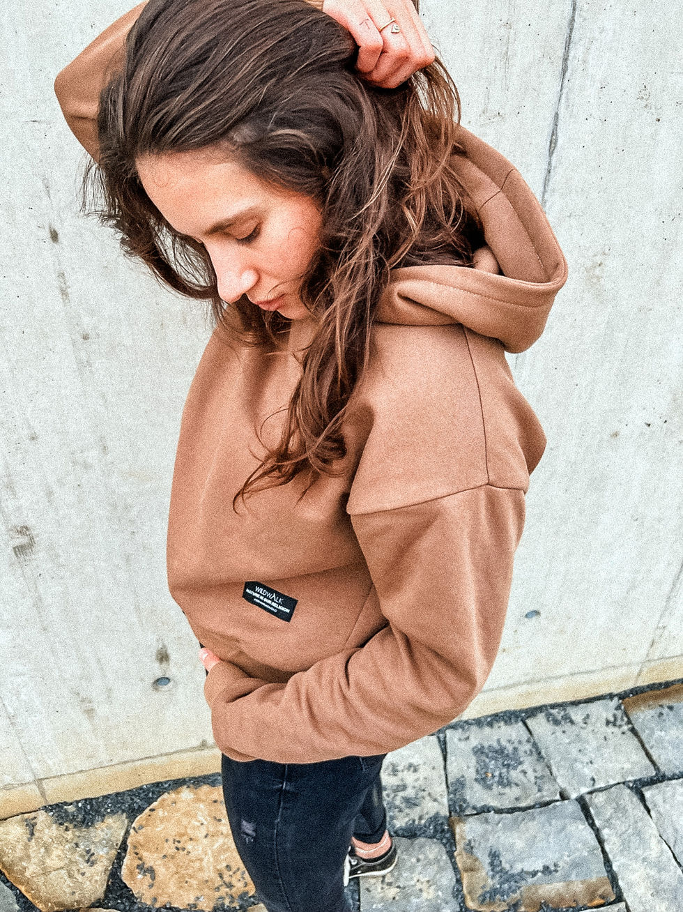 MIKINA SIMPLY SHORT CAMEL