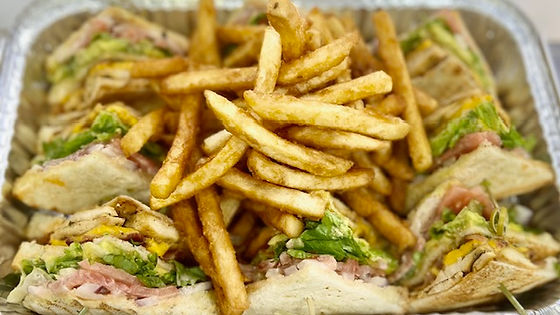 Club Sandwich With Fries