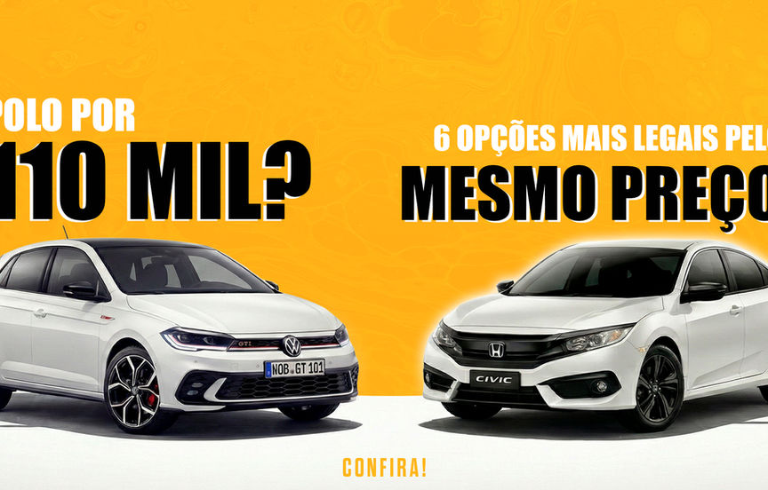 Novo Volkswagen Polo a mais de R$100 mil? Conheça 6 carros muito melhores pelo mesmo preço!