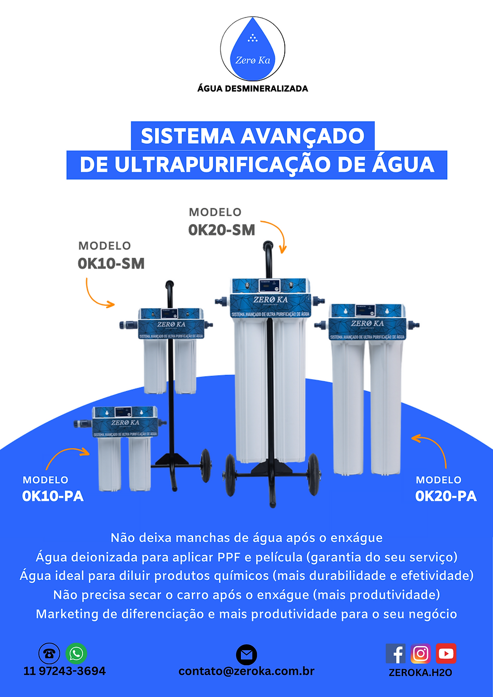 Água Desmineralizada Zero Ka