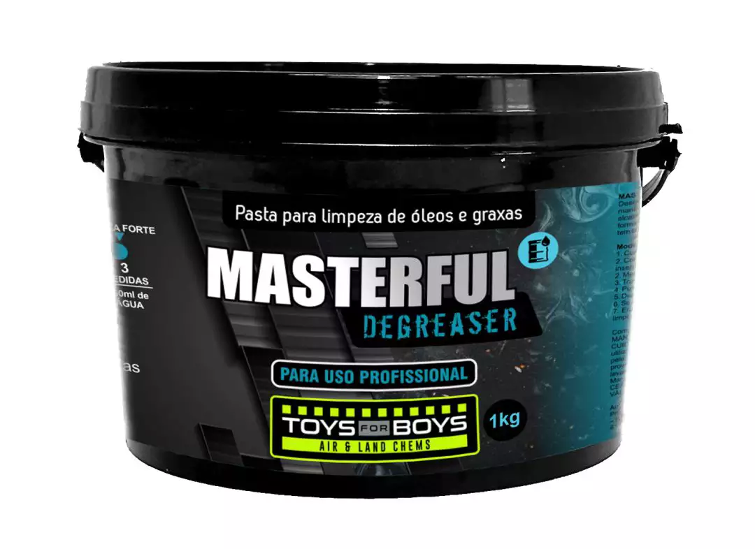 O Masterful Degreaser é uma perfeita opção, desenvolvido para amenizar o impacto negativo à saúde dos trabalhadores e ao meio ambiente.