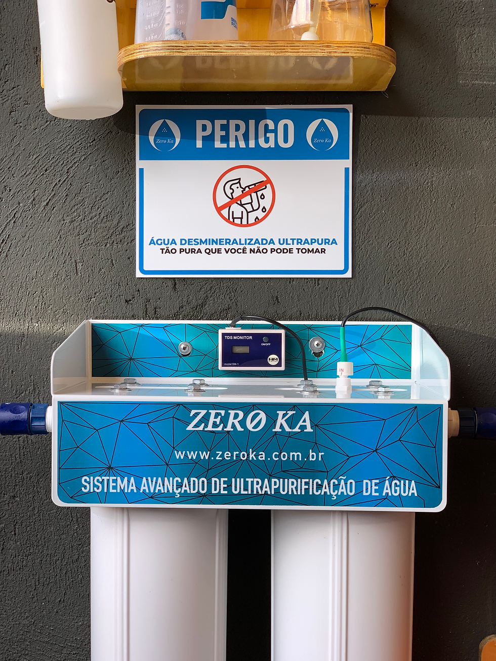usina de água desmineralizada Zero Ka para estética automotiva foto na Pistão WEB