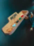 Suporte de parede para pistola e bicos de lavadora da Krakoss Garage, fabricado em compensado naval multilaminado de pinho canadense, resistente à umidade e ideal para organização de acessórios de estética automotiva.