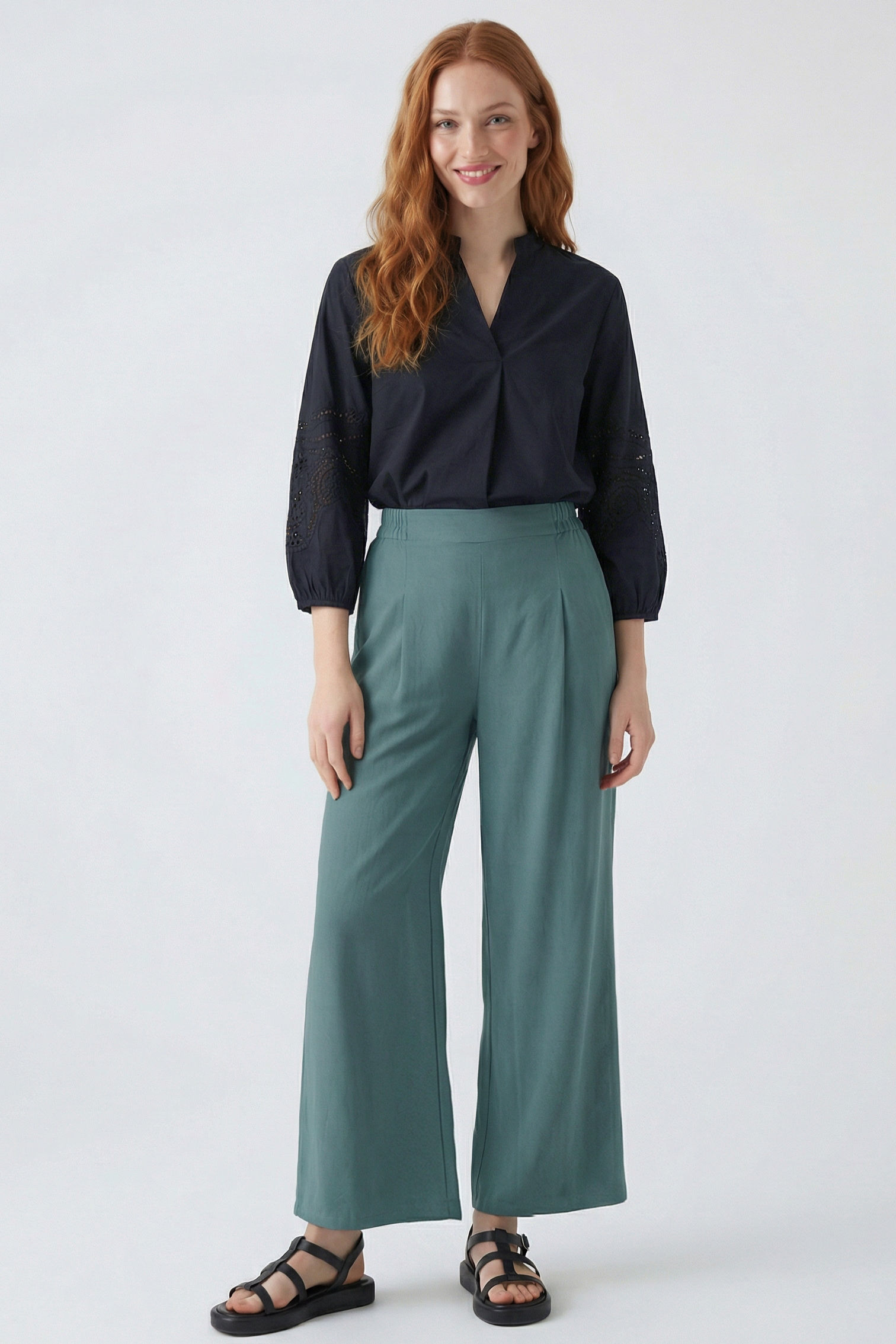 Pants RubyIJ sage EINZELSTÜCK