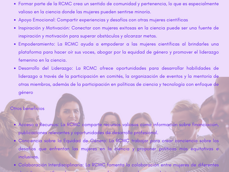 💡 ¿Por qué unirte a la Red Colombiana de Mujeres Científicas?