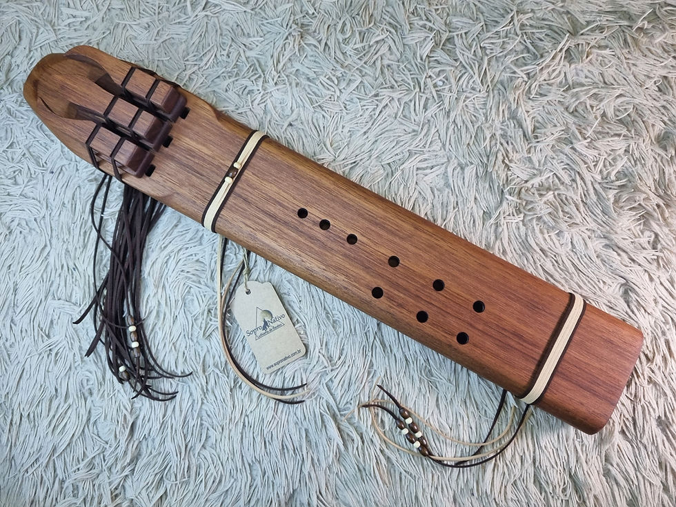 Flauta Nativa Tripla Gm - Cedro