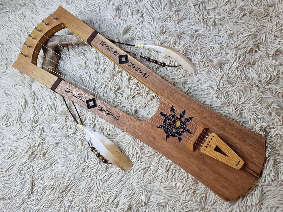Miniatura: Lira de Trossingen (Anglo Saxon Lyre)