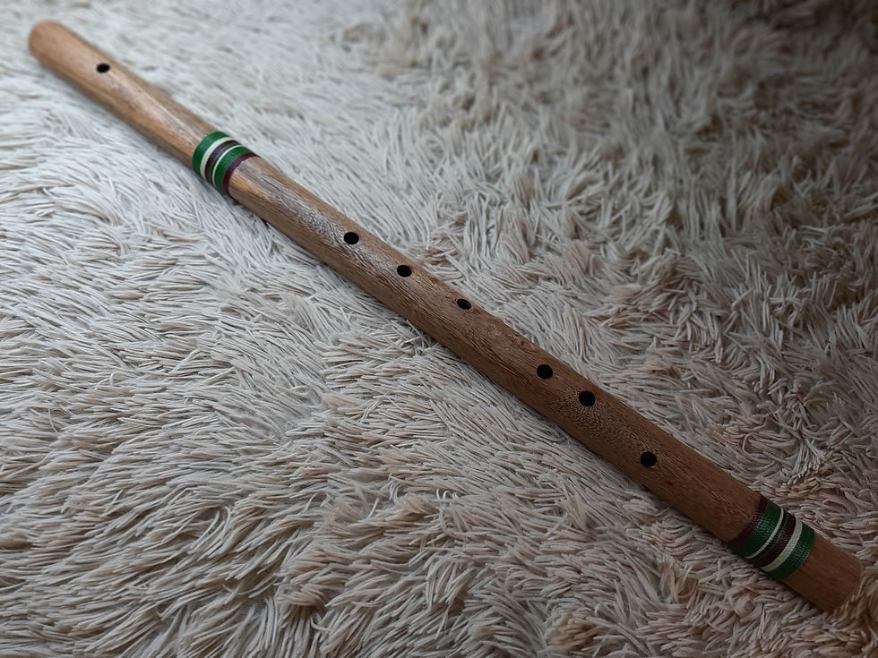 Flauta Transversal Bansuri Indiana B - Cedro