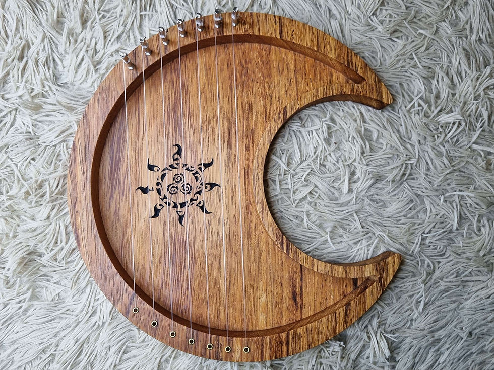 Miniatura: Moon Lyre - Lira da Lua |Angelim Pedra|