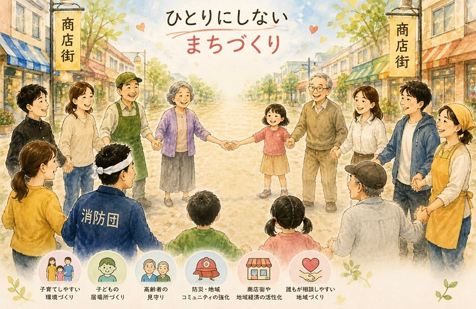 「ひとりにさせないまちづくり」への想い