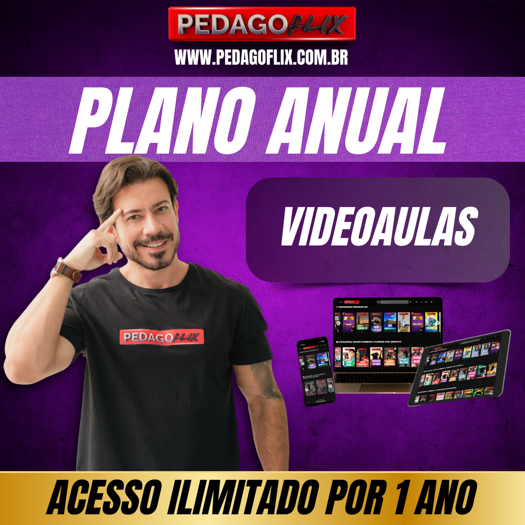 PLANO ANUAL - PLATAFORMA DE VÍDEOS (PROMOÇÃO 12x R$ 39,90)