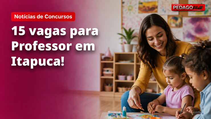15 vagas para Professor em Itapuca!