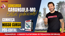 NÃO PERCA! Edital Publicado Prefeitura de Carangola - MG