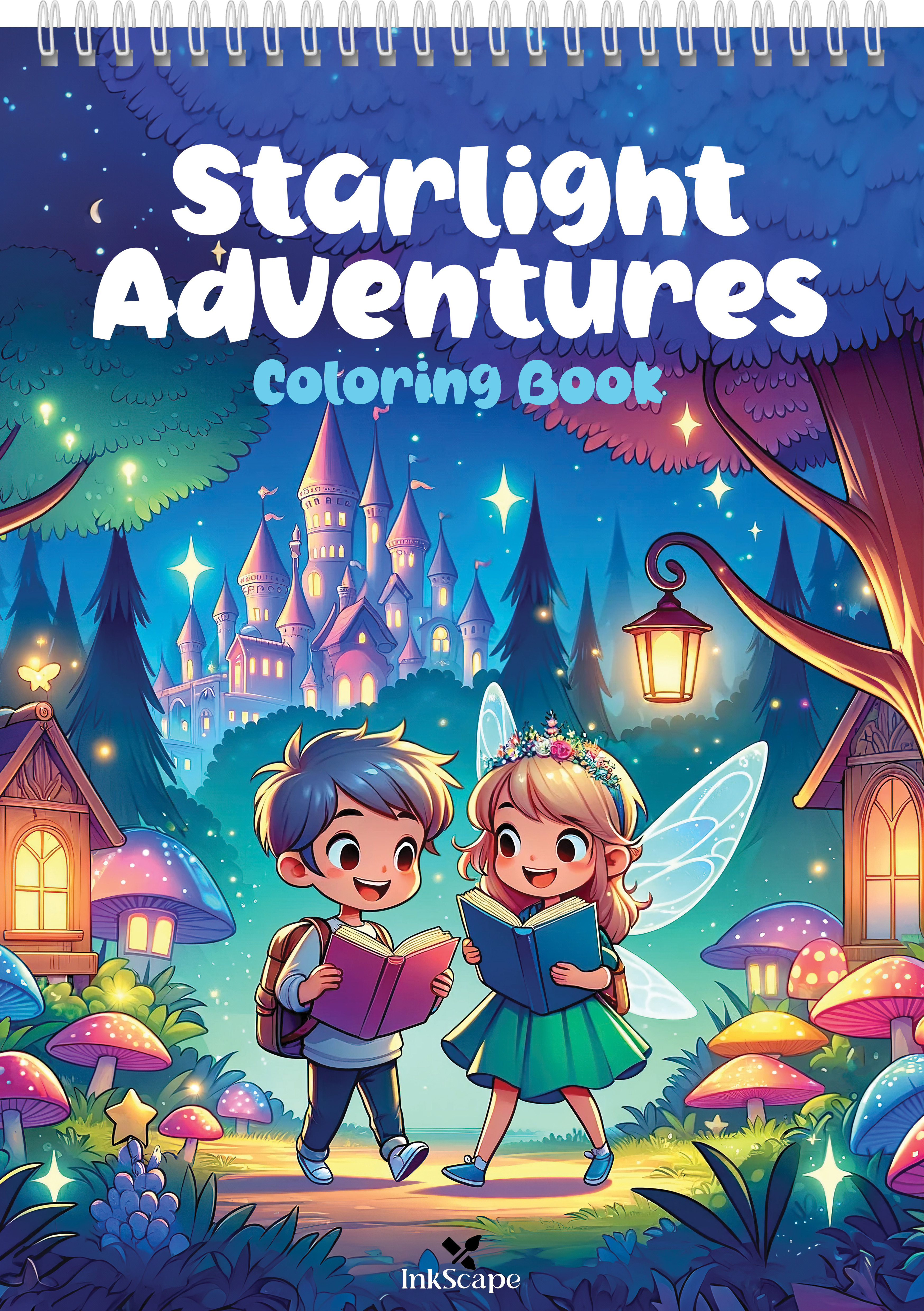 Carte de colorat Starlight Adventures | 40 de ilustrații | Format A5