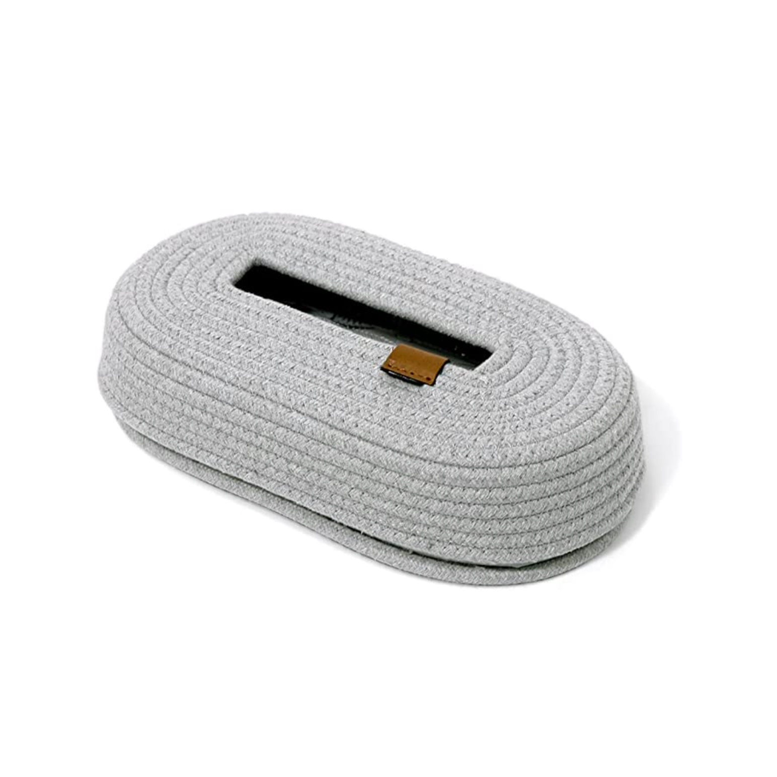 moc　ティッシュケース　ライトグレー