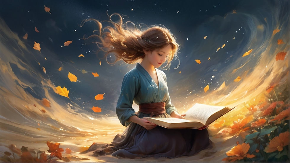 Image representing the essence of 'Kash Kai Main Lekhika Hoti' - an enchanting journey into the world of poetry and imagination.