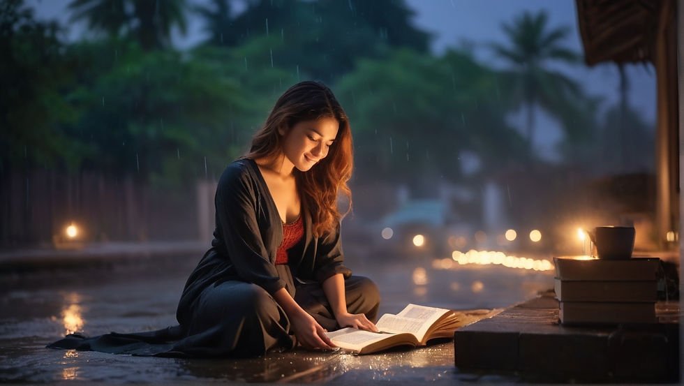 A writer immersed in the world of emotions, penning down heartfelt verses. A captivating visual tale that resonates with the beauty of literature.