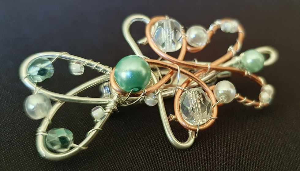 Miniaturbild: Brosche in silber und kupfer