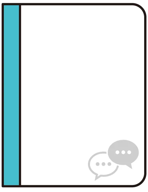 LINE友達登録を伝えるノート