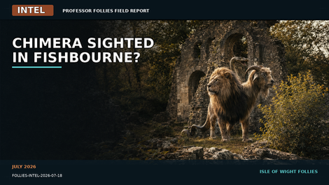 CHIMERA SIGHTED IN FISHBOURNE?