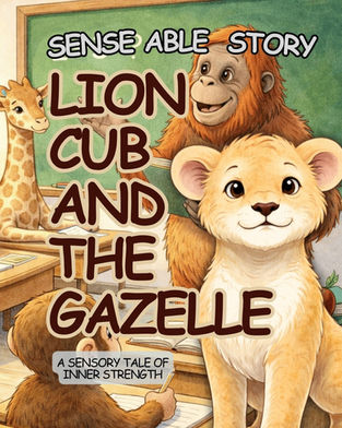 Lion Cub and the Gazelle