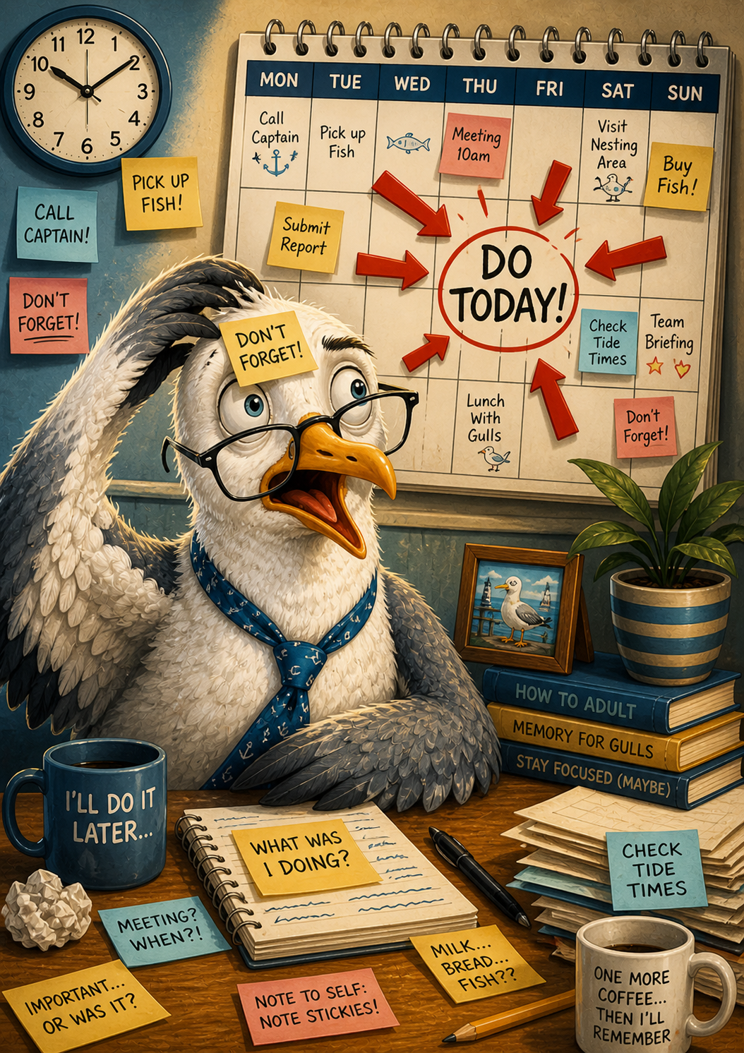 Singing seagulls personalised cards | Just a Little Reminder