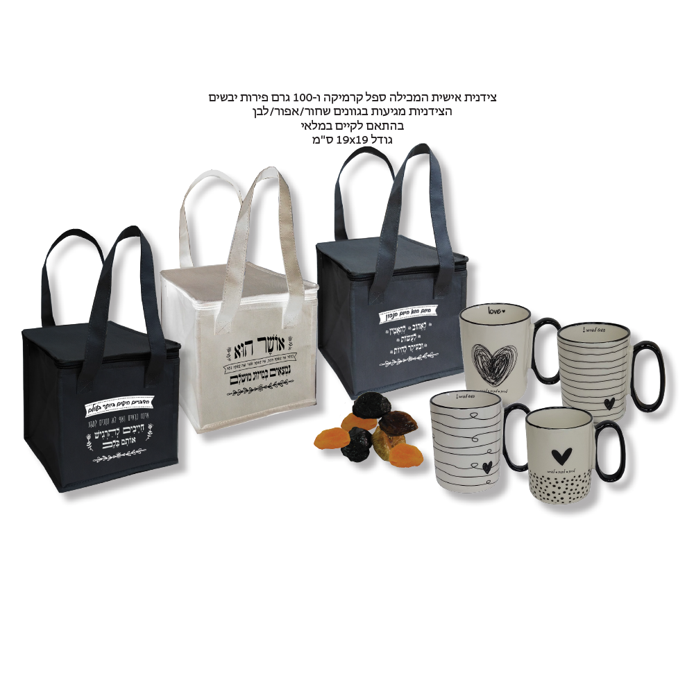 מארזי פירות יבשים לטו בשבט עם צידנית אישית