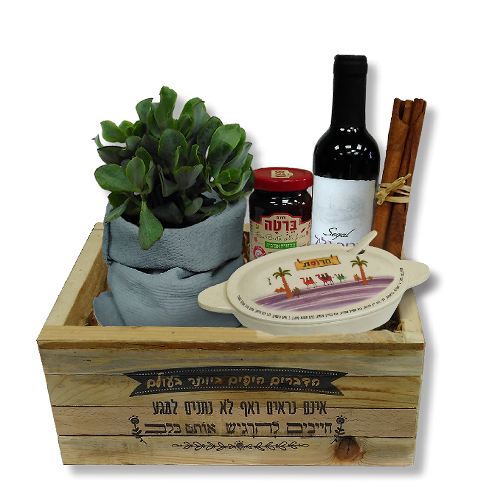 תמונה ממוזערת: מארזים לפסח בארגז עץ ממוחזר