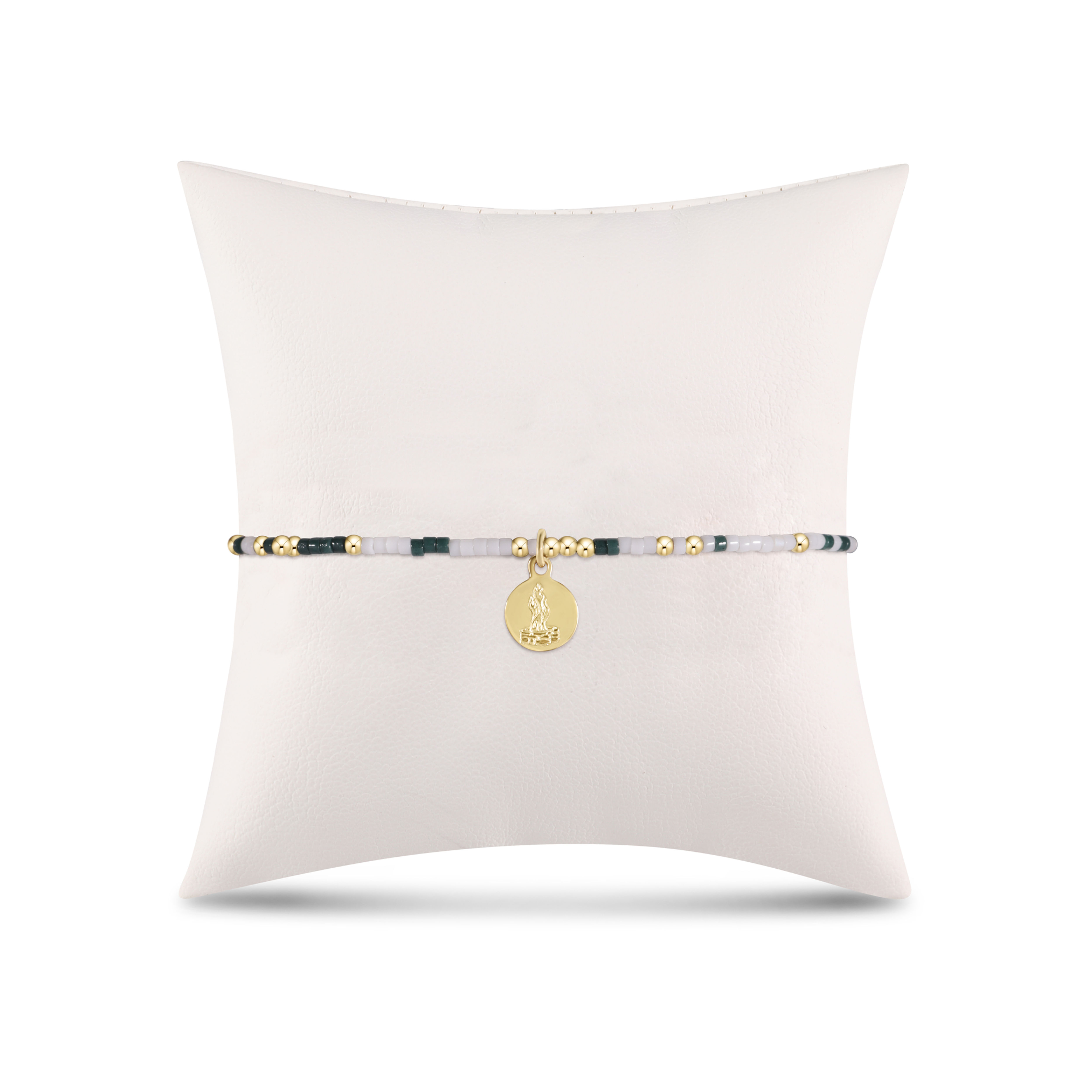 eNewton Greystone Hope Unwritten Council Fire Charm Bracelet