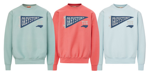 Let's Go Pennant in Grey Sweatshirt main image 1